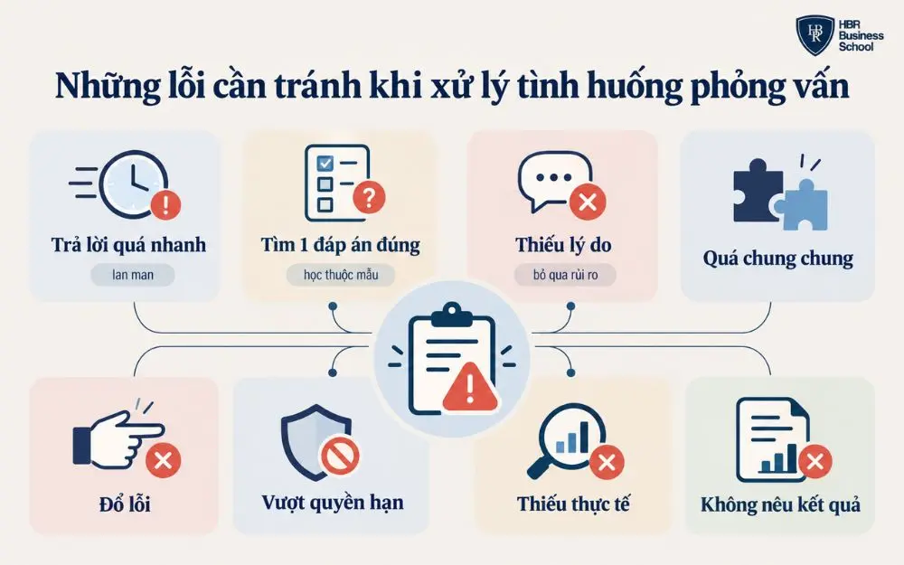 6 cách luyện giúp ứng viên xử lý tình huống phỏng vấn linh hoạt hơn.