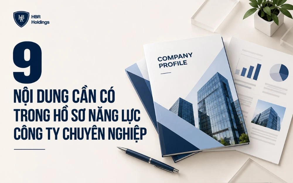 9 nội dung quan trọng giúp xây dựng hồ sơ năng lực công ty chuyên nghiệp và thuyết phục.