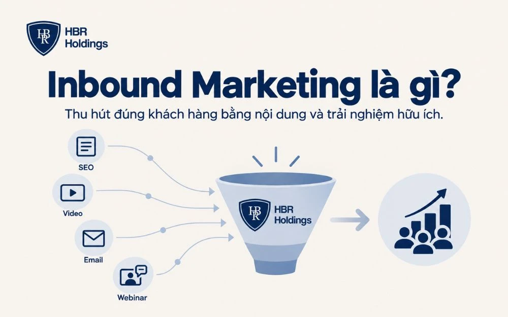 Inbound Marketing thu hút khách hàng bằng nội dung hữu ích và trải nghiệm phù hợp.