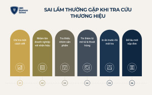 Những sai lầm thường gặp khi tra cứu thương hiệu