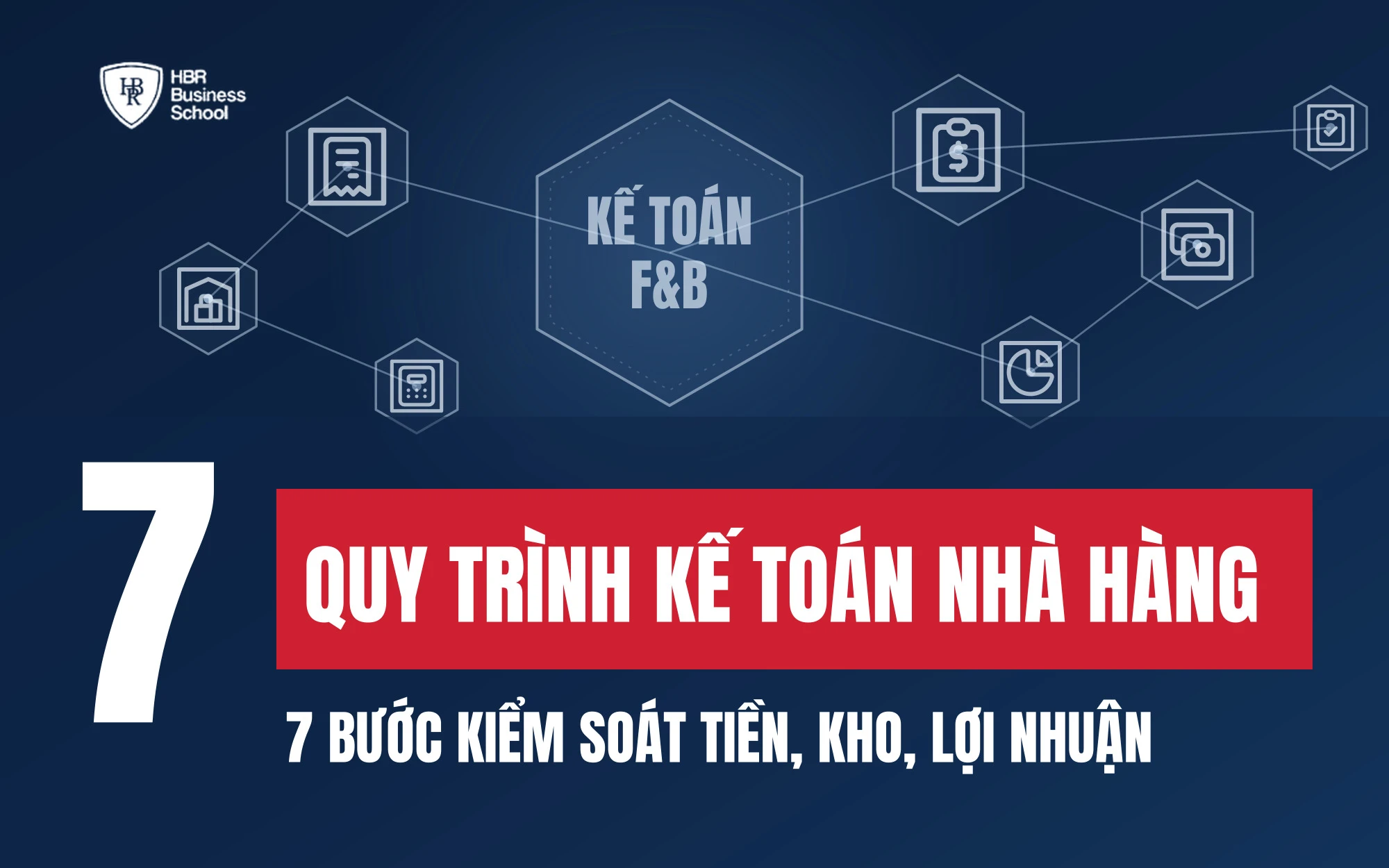 QUY TRÌNH KẾ TOÁN NHÀ HÀNG 7 BƯỚC: KIỂM SOÁT TIỀN, KHO, LỢI NHUẬN
