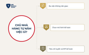 Chủ nhà hàng nên tự nắm việc gì trong quy trình kế toán?